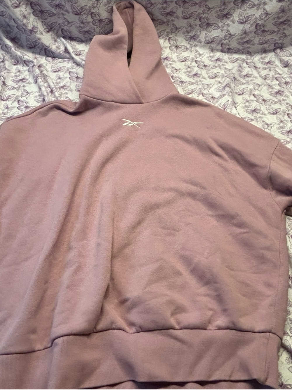 ⚛️Reebok Mauve Pullover Hoodie